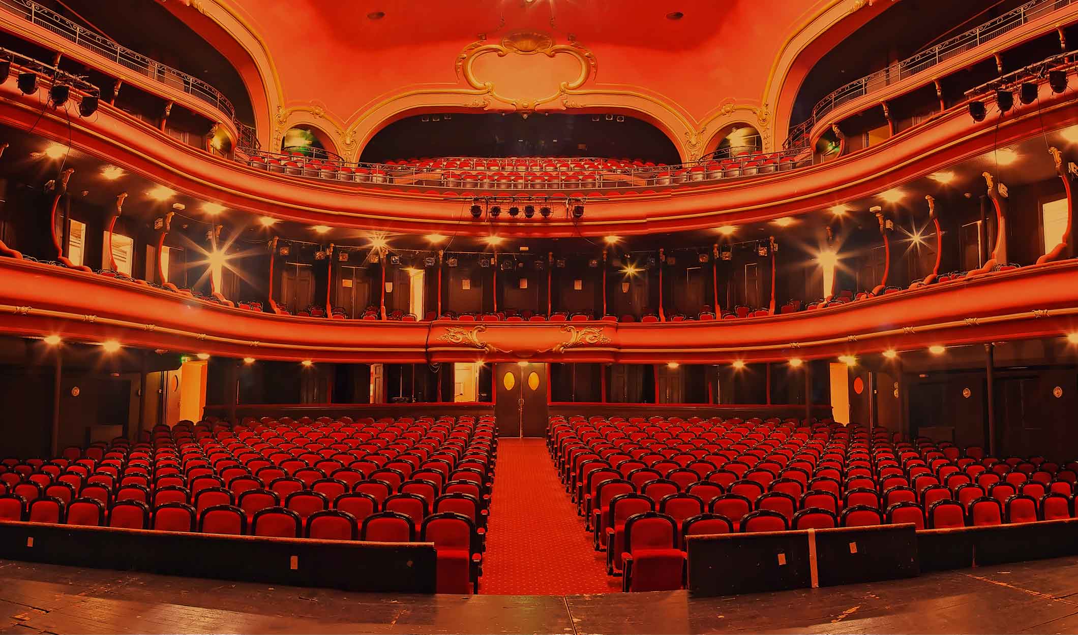 Théâtre du Casino d'Aix-les-Bains, salle favorite de L'Orchestre d'harmonie d'Aix-les-Bains.