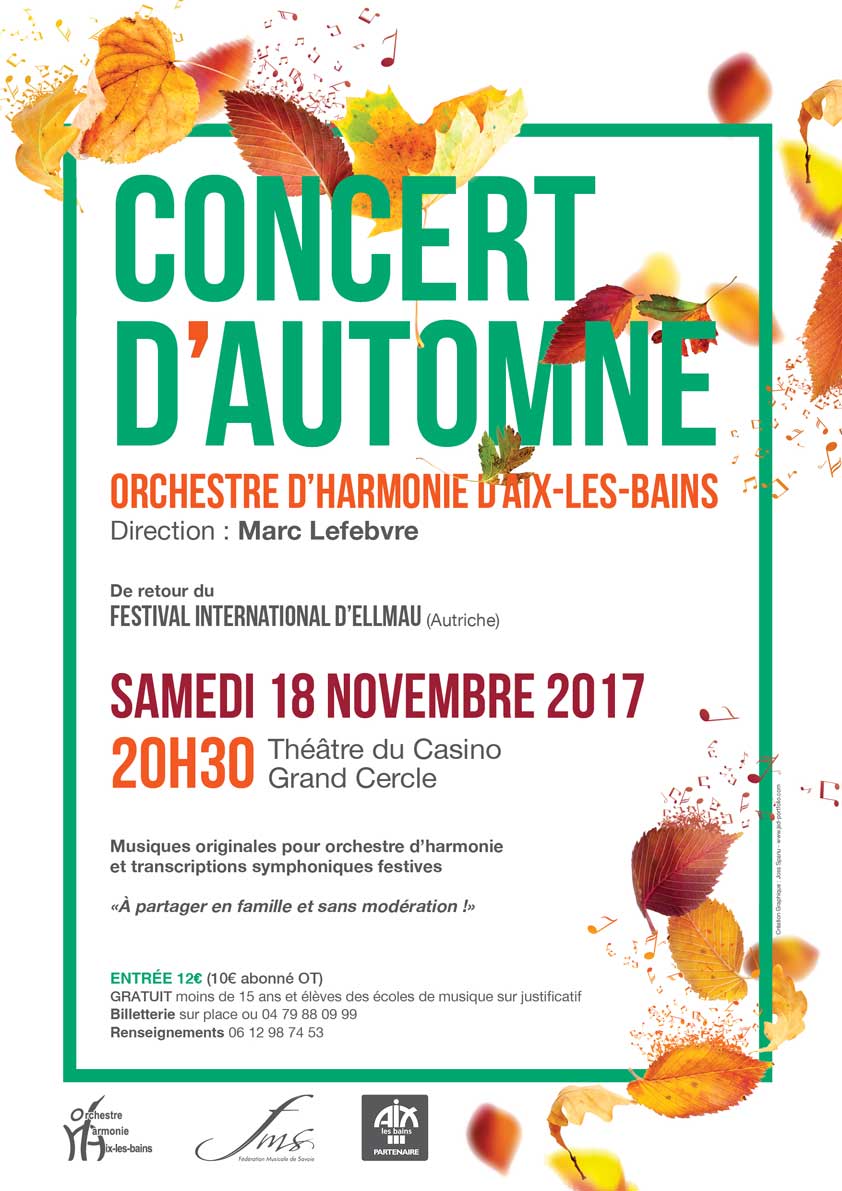 Concert d'automne 2017