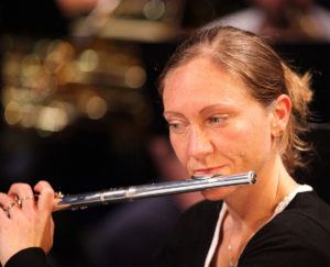Marine Bornand, présidente de L'Orchestre d'harmonie d'Aix-les-Bains.